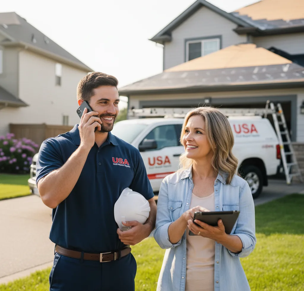 USA Roof Repair Experts customer support in New Gloucester